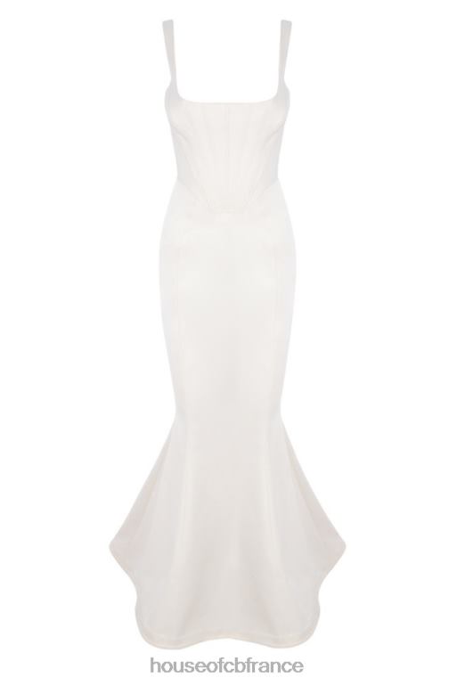 House of CB robe de mariée sirène en satin ivoire estelle - édition limitée N888H1159 mariages