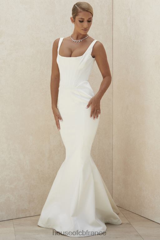 House of CB robe de mariée sirène en satin ivoire estelle - édition limitée N888H1159 mariages