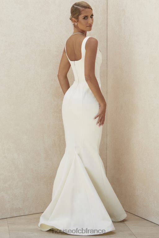 House of CB robe de mariée sirène en satin ivoire estelle - édition limitée N888H1159 mariages