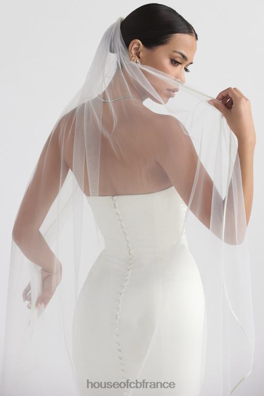 House of CB voile de tulle doux blanc Simone N888H1144 mariages