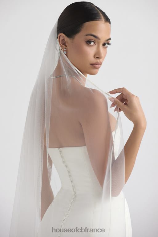 House of CB voile de tulle doux blanc Simone N888H1144 mariages