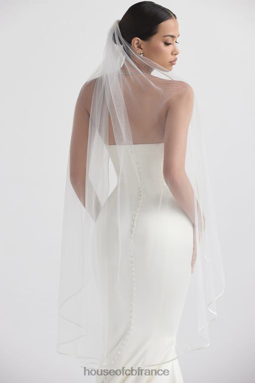 House of CB voile de tulle doux blanc Simone N888H1144 mariages