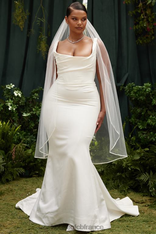 House of CB voile de tulle doux blanc Simone N888H1144 mariages
