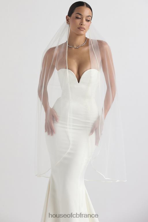 House of CB voile de tulle doux blanc Simone N888H1144 mariages