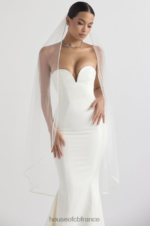 House of CB voile de tulle doux blanc Simone N888H1144 mariages