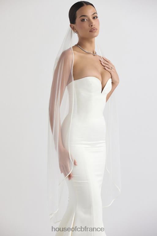 House of CB voile de tulle doux blanc Simone N888H1144 mariages
