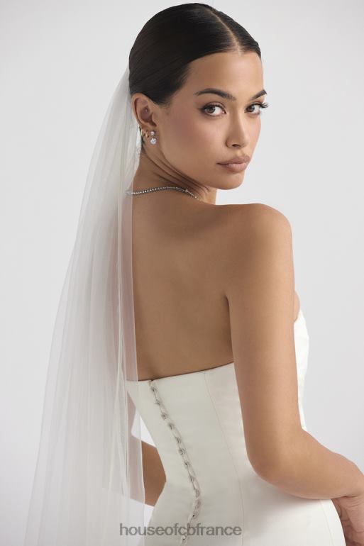 House of CB voile de tulle doux blanc Simone N888H1144 mariages