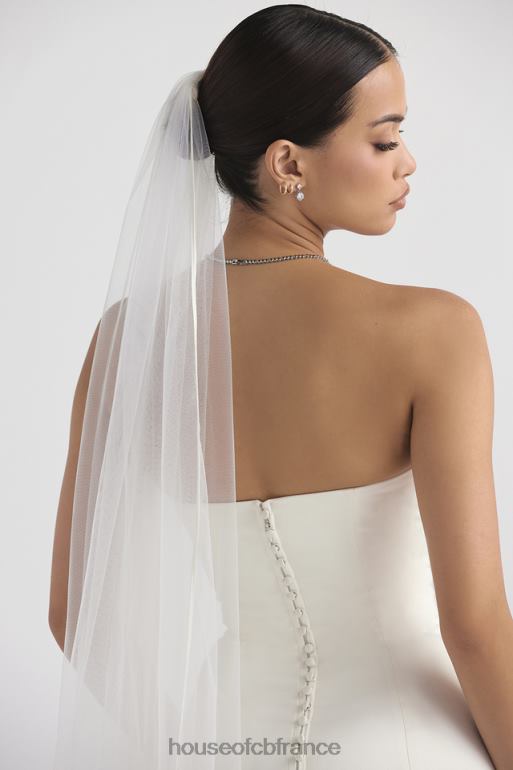 House of CB voile de tulle doux blanc Simone N888H1144 mariages