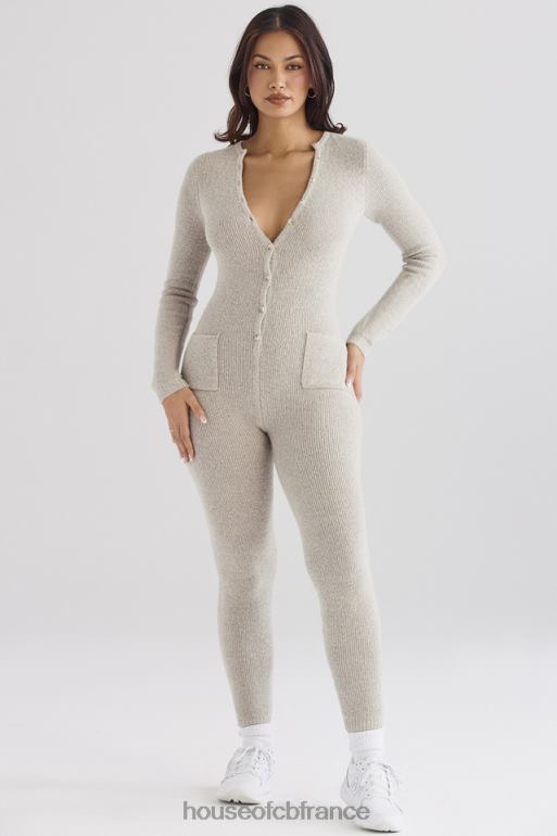 House of CB combinaison loungewear tiggy opale chiné N888H1056 vêtements