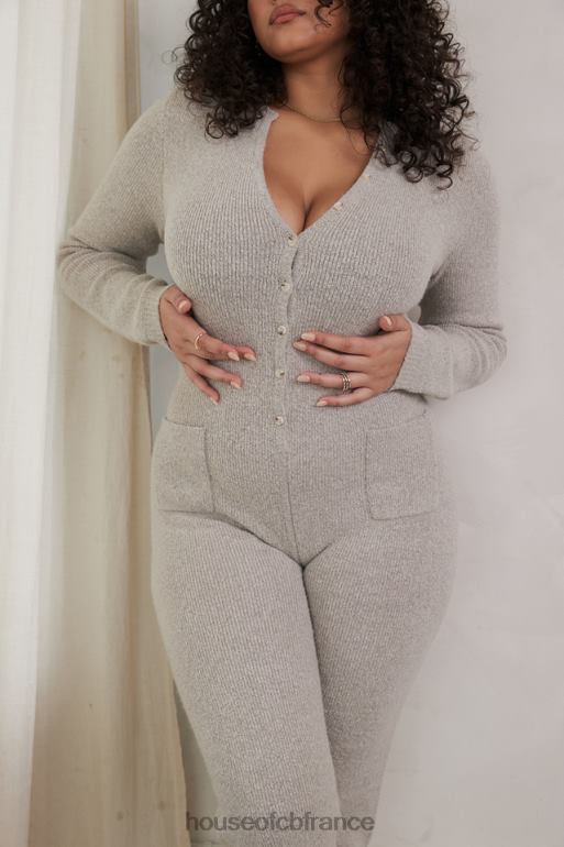 House of CB combinaison loungewear tiggy opale chiné N888H1056 vêtements
