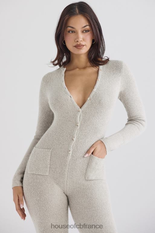 House of CB combinaison loungewear tiggy opale chiné N888H1056 vêtements