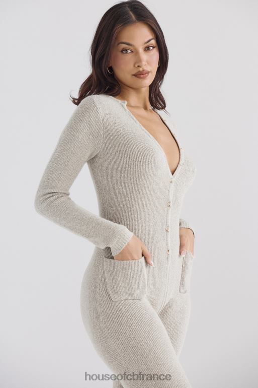 House of CB combinaison loungewear tiggy opale chiné N888H1056 vêtements
