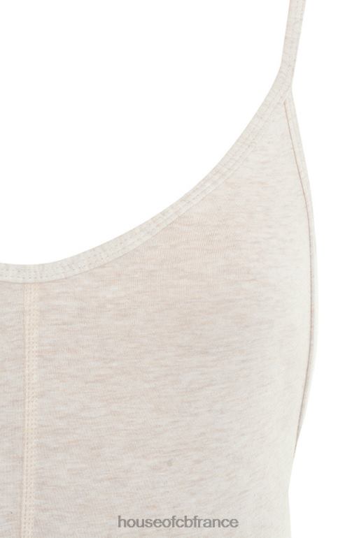 House of CB combinaison zahara lait chiné à dos bas N888H1064 vêtements