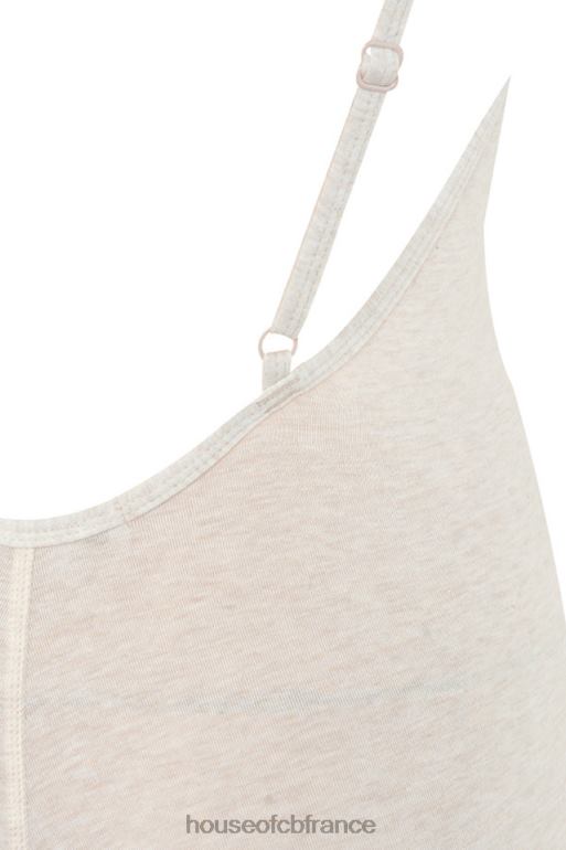 House of CB combinaison zahara lait chiné à dos bas N888H1064 vêtements