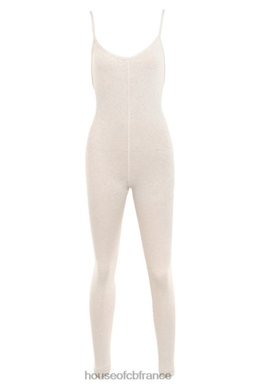 House of CB combinaison zahara lait chiné à dos bas N888H1064 vêtements