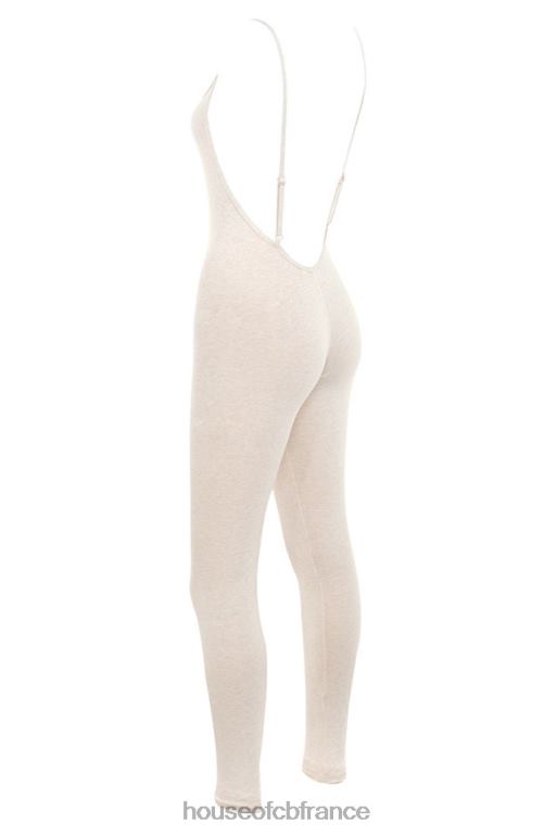 House of CB combinaison zahara lait chiné à dos bas N888H1064 vêtements