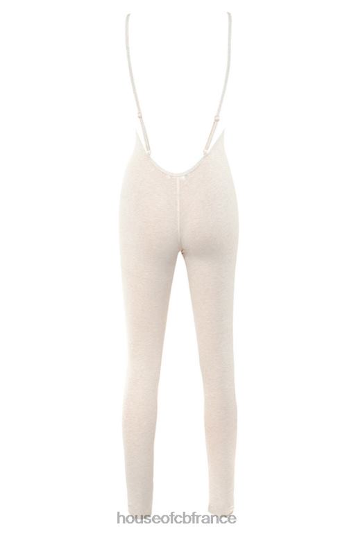 House of CB combinaison zahara lait chiné à dos bas N888H1064 vêtements