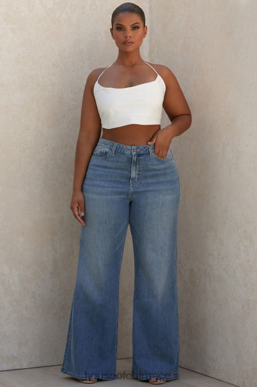 House of CB Jean large taille haute Antonia N888H645 vêtements
