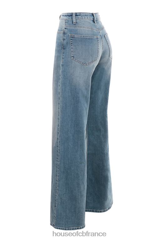 House of CB Jean large taille haute Antonia N888H645 vêtements