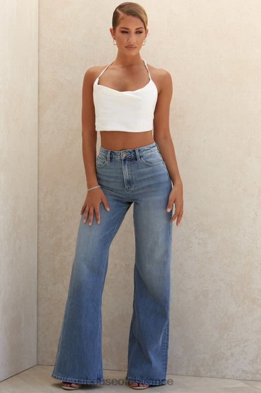 House of CB Jean large taille haute Antonia N888H645 vêtements