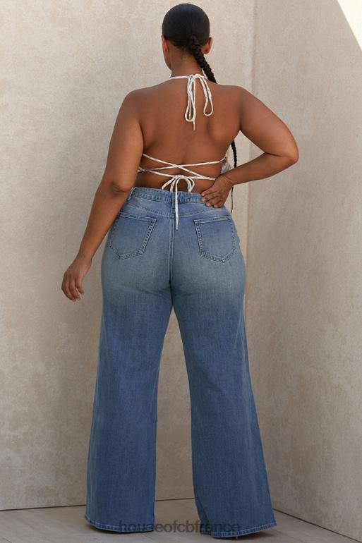 House of CB Jean large taille haute Antonia N888H645 vêtements