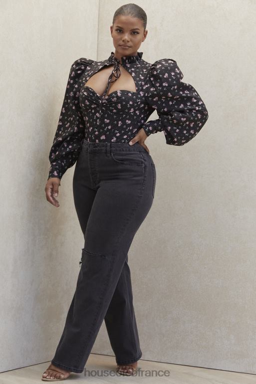 House of CB Tate Carbon - Jean coupe vintage à délavage antique N888H644 vêtements