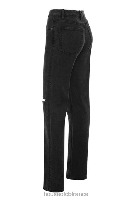 House of CB Tate Carbon - Jean coupe vintage à délavage antique N888H644 vêtements