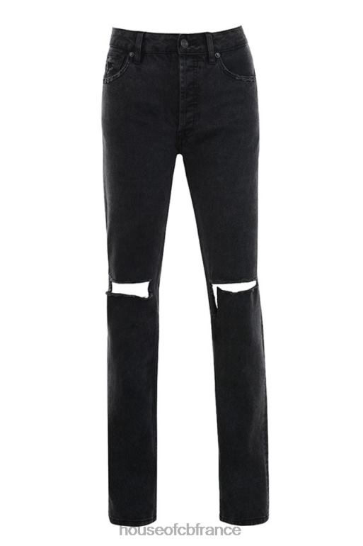 House of CB Tate Carbon - Jean coupe vintage à délavage antique N888H644 vêtements
