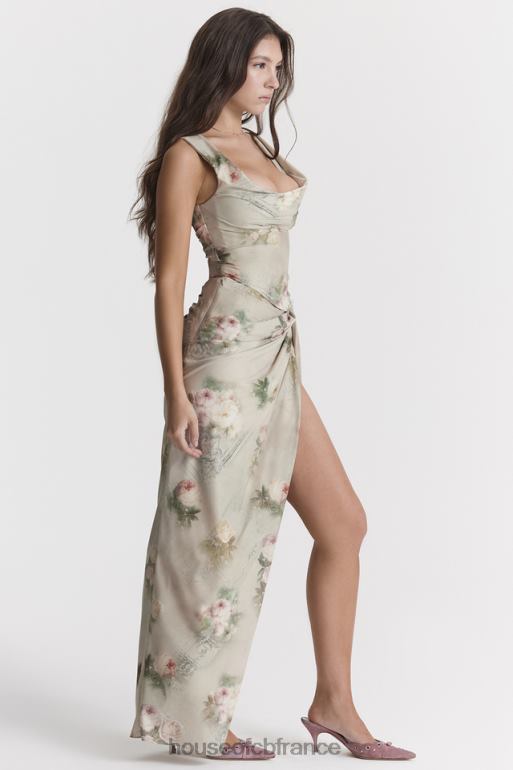 House of CB Vesper - Jupe longue vintage à fleurs N888H869 vêtements