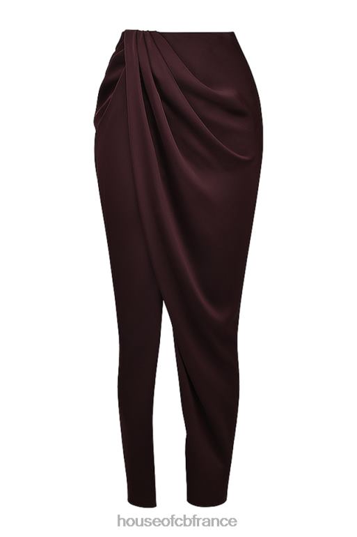 House of CB jupe longue marron riche vesper N888H837 vêtements