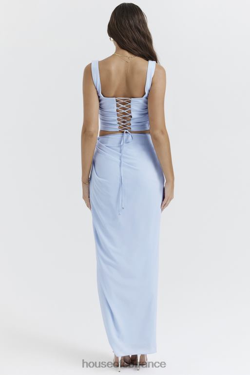 House of CB jupe longue vesper bleu doux N888H850 vêtements