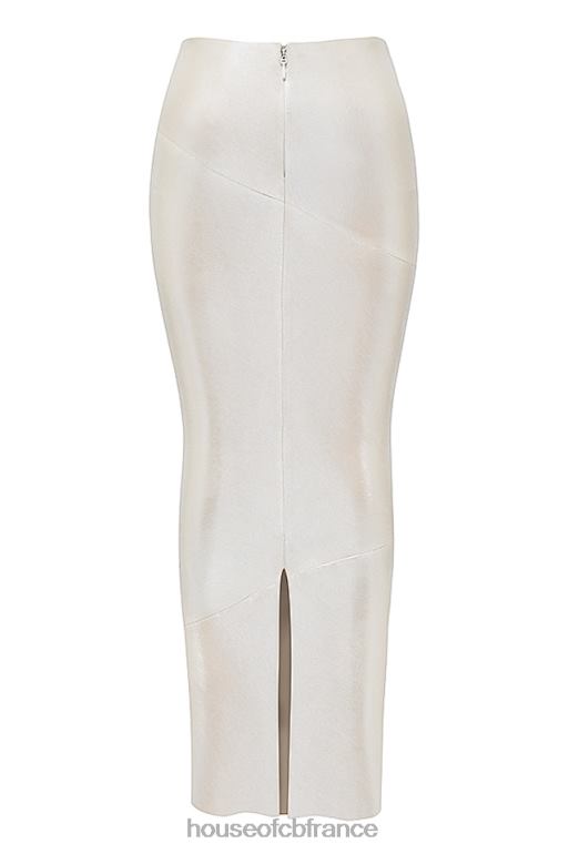 House of CB jupe mi-longue champagne chatoyante colette N888H898 vêtements