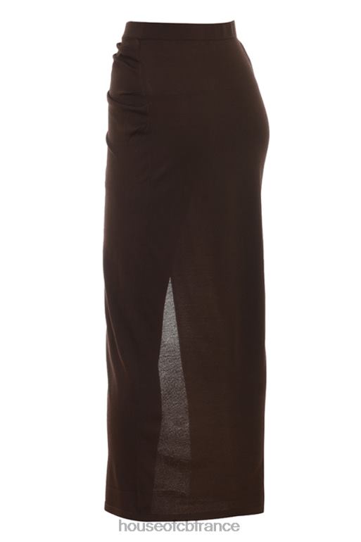 House of CB jupe mi-longue en maille expresso lilas N888H834 vêtements