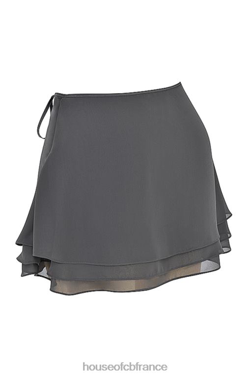 House of CB Clarice Shadow - Mini-jupe superposée flottante N888H935 vêtements