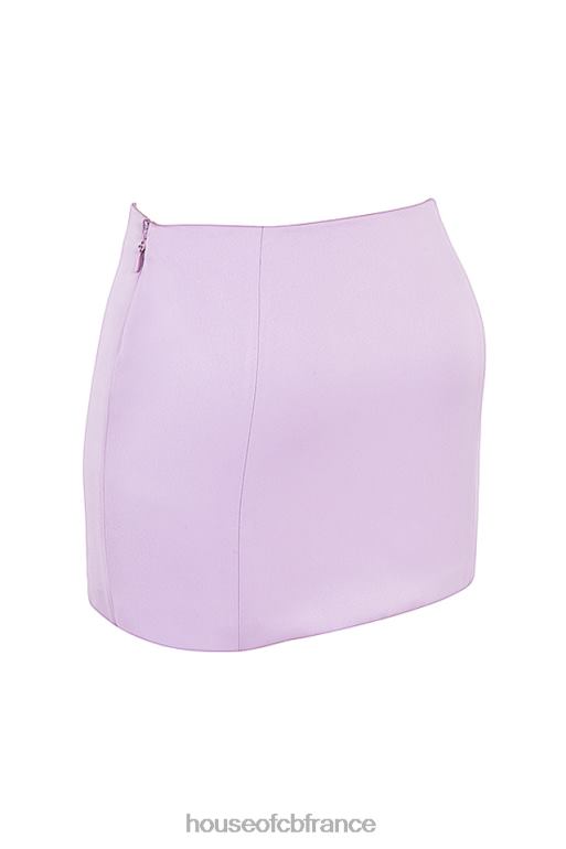 House of CB Elodie - Mini-jupe en satin orchidée N888H932 vêtements