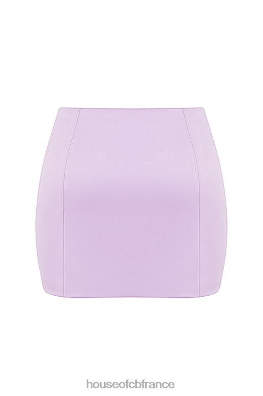 House of CB Elodie - Mini-jupe en satin orchidée N888H932 vêtements