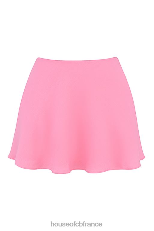 House of CB Lil French - Mini jupe flottante rose N888H852 vêtements
