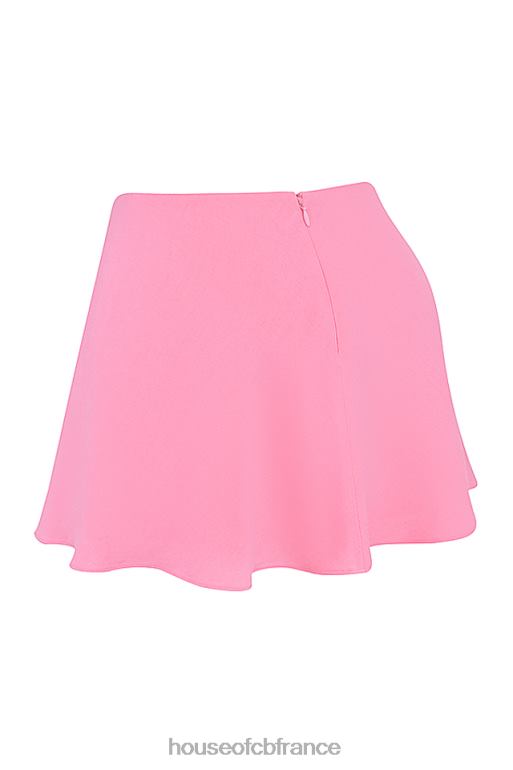 House of CB Lil French - Mini jupe flottante rose N888H852 vêtements
