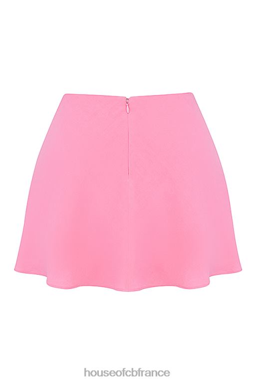 House of CB Lil French - Mini jupe flottante rose N888H852 vêtements