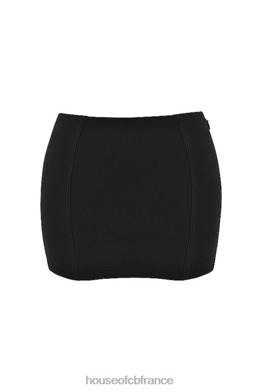 House of CB Nisha mini-jupe sculptante noire N888H896 vêtements