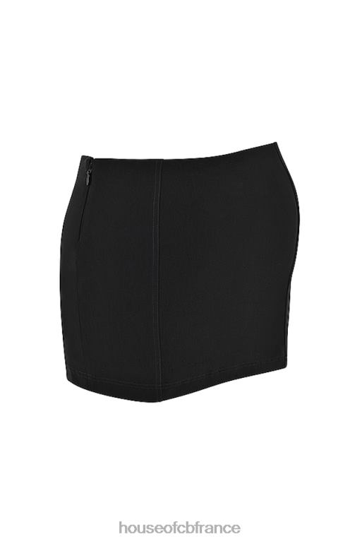 House of CB Nisha mini-jupe sculptante noire N888H896 vêtements