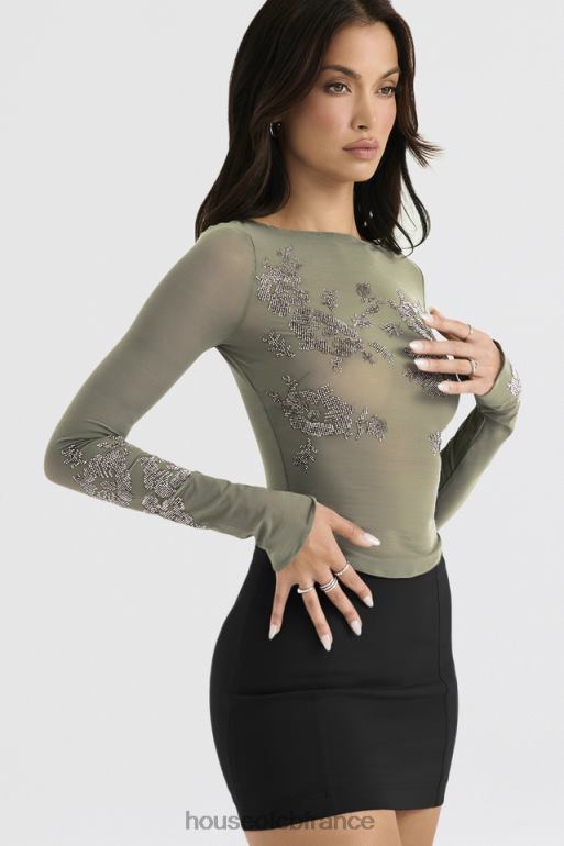 House of CB Nisha mini-jupe sculptante noire N888H896 vêtements