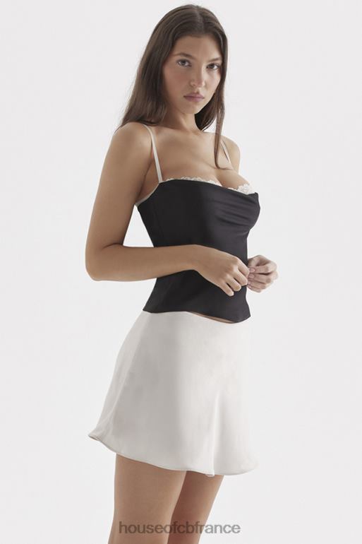 House of CB malala mini jupe blanc cassé N888H873 vêtements