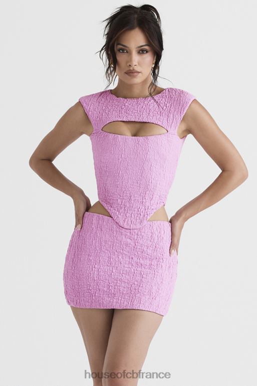 House of CB mini jupe rose ange N888H903 vêtements