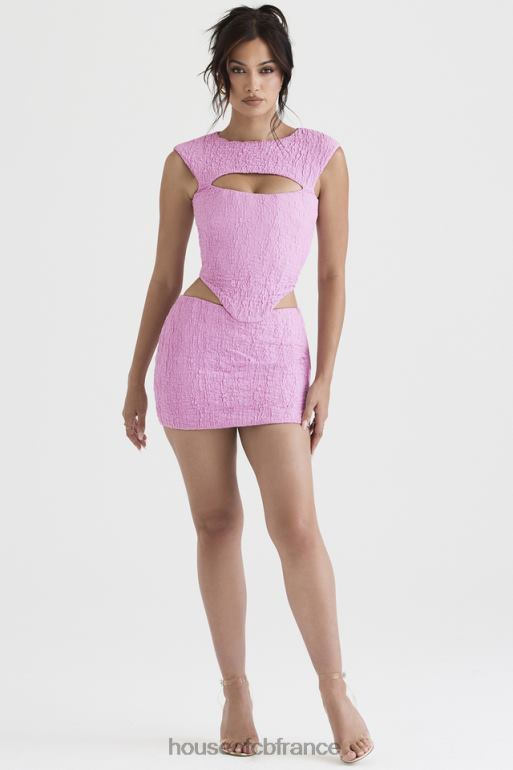 House of CB mini jupe rose ange N888H903 vêtements