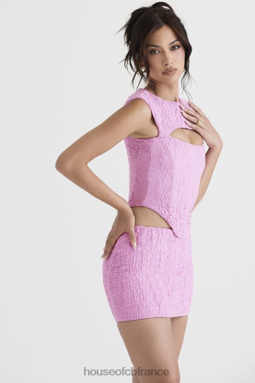 House of CB mini jupe rose ange N888H903 vêtements