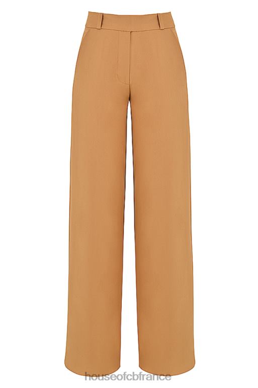 House of CB pantalon ajusté décontracté cameron caramel N888H907 vêtements