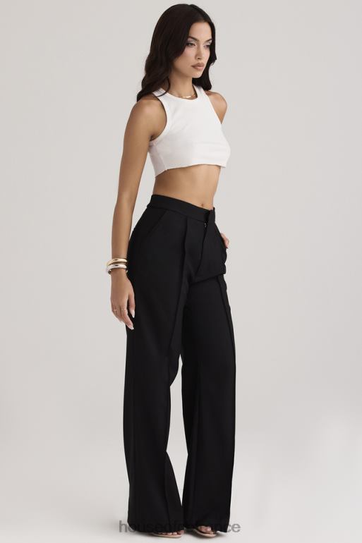 House of CB pantalon ample noir alivia N888H925 vêtements