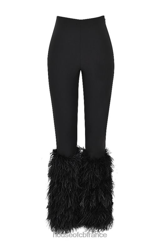 House of CB pantalon à bordures noires Nicolette N888H888 vêtements