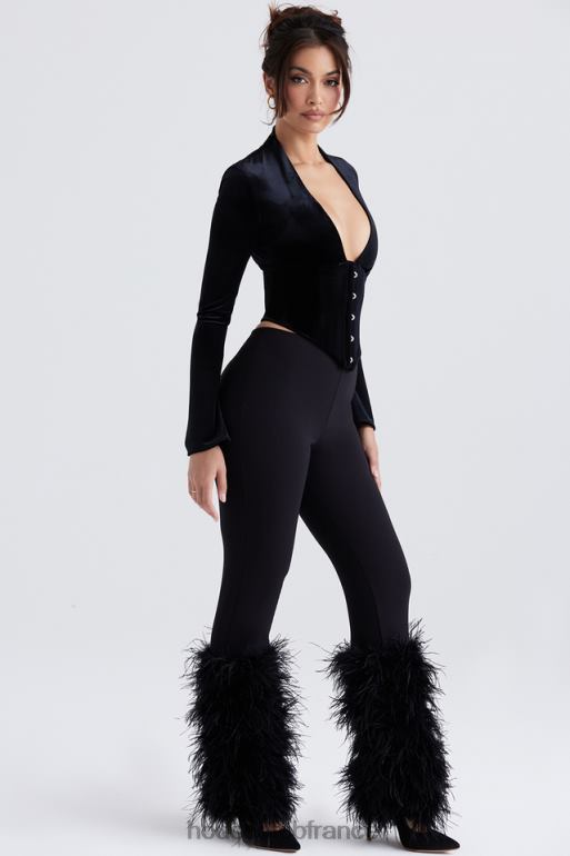 House of CB pantalon à bordures noires Nicolette N888H888 vêtements